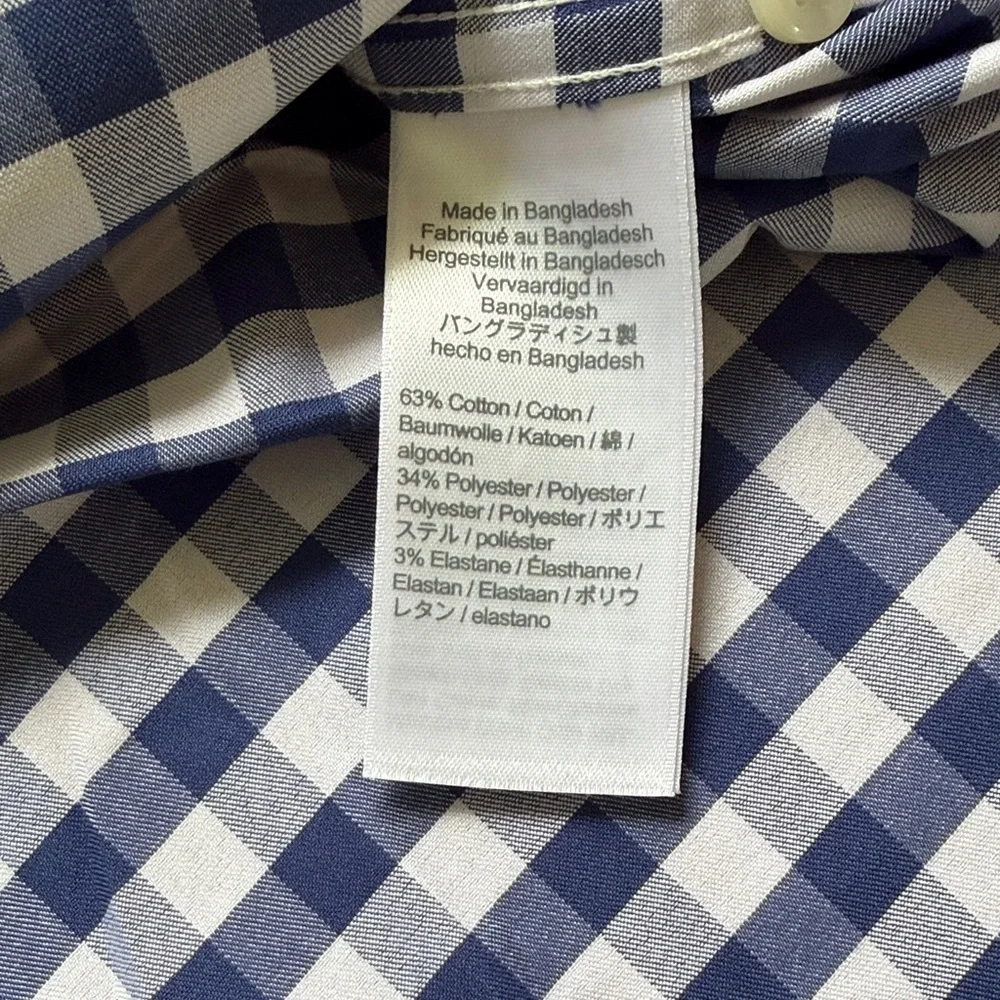 J. Crew Classic Performance Stretch Button Down Shirt, Size Medium
